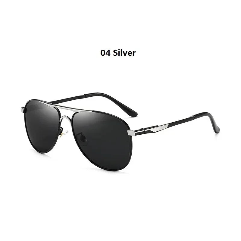 Luxury Pilot Polarized Sunglasses Men Women Driving Fishing Retro Glasses Designer Male Metal Sunglasses Man UV400 - Evallys.com