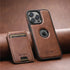 2 in 1 detachable With Magsafe Wireless Charging Wallet Leather Phone Case For iPhone 16 15 Pro Max 14 13 12Pro Magnetic Cover - Evallys.com