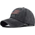 Retro American Flag Baseball Cap – Adjustable Unisex Trucker Hat - Evallys.com