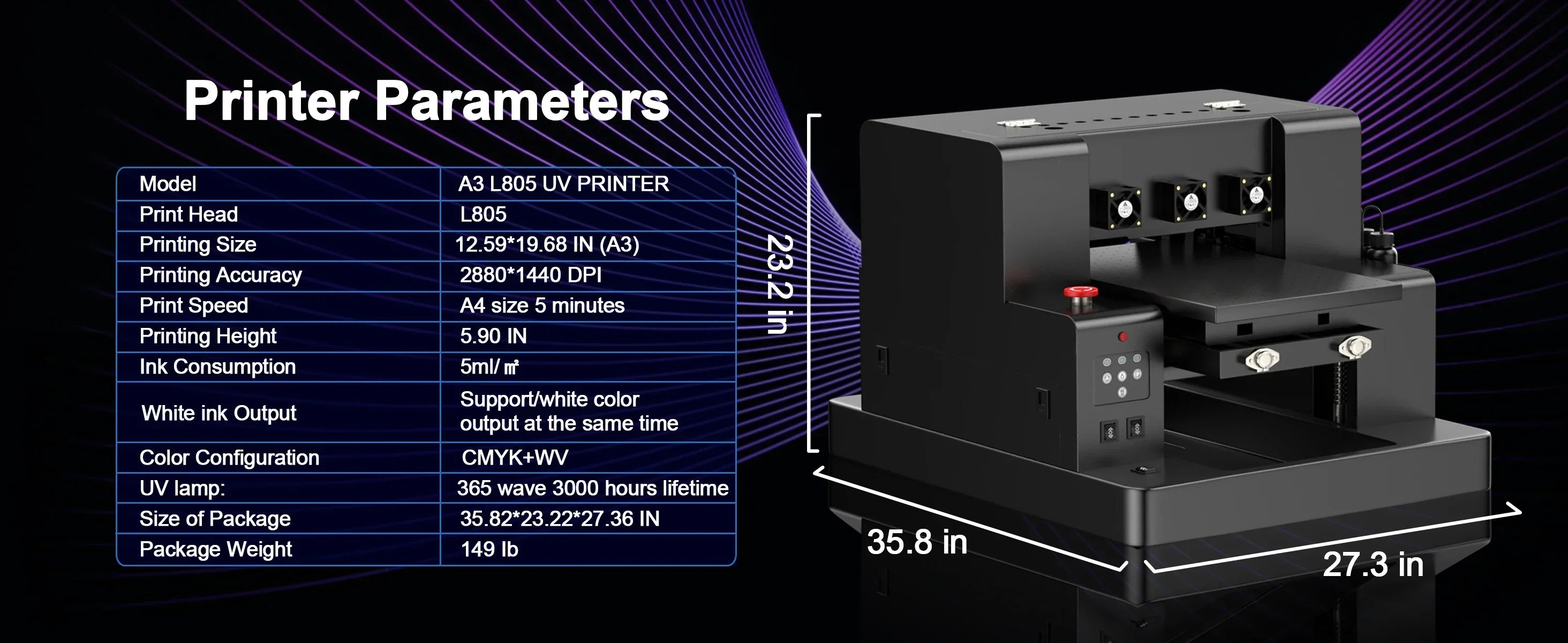 A3 UV DTF Printer/A3 XP600 DTF Printer/A4 L805 DTF Printer Printing Machine For T-shirt For Metal Wooden Direct Transfer Printer - Evallys.com