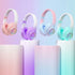 RGB Bluetooth Wireless Headphones For Girls Children's Headset with Microphone Support SD Card HIFi Stereo Gaming Earphone - Evallys.com