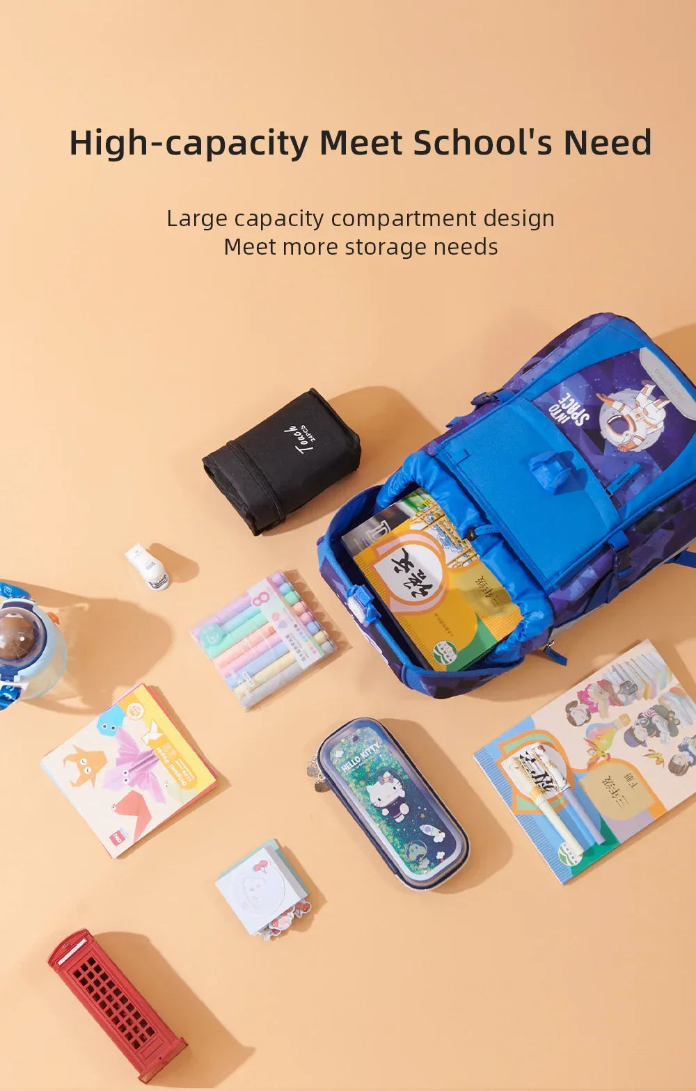 Sunveno School Bag Children's School Backpack Kids Backpack for Boys Girls Elementary Kindergarten Preschool School Bag - Evallys.com