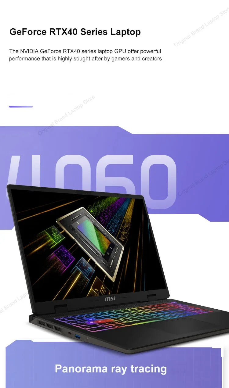 2024 MSI Sword 16 HX Laptop 16 Inch 2.5K QHD 240Hz IPS Screen Notebook i7-14700HX 16GB 1TB SSD RTX4070 Gaming Netbook Computer - Evallys.com