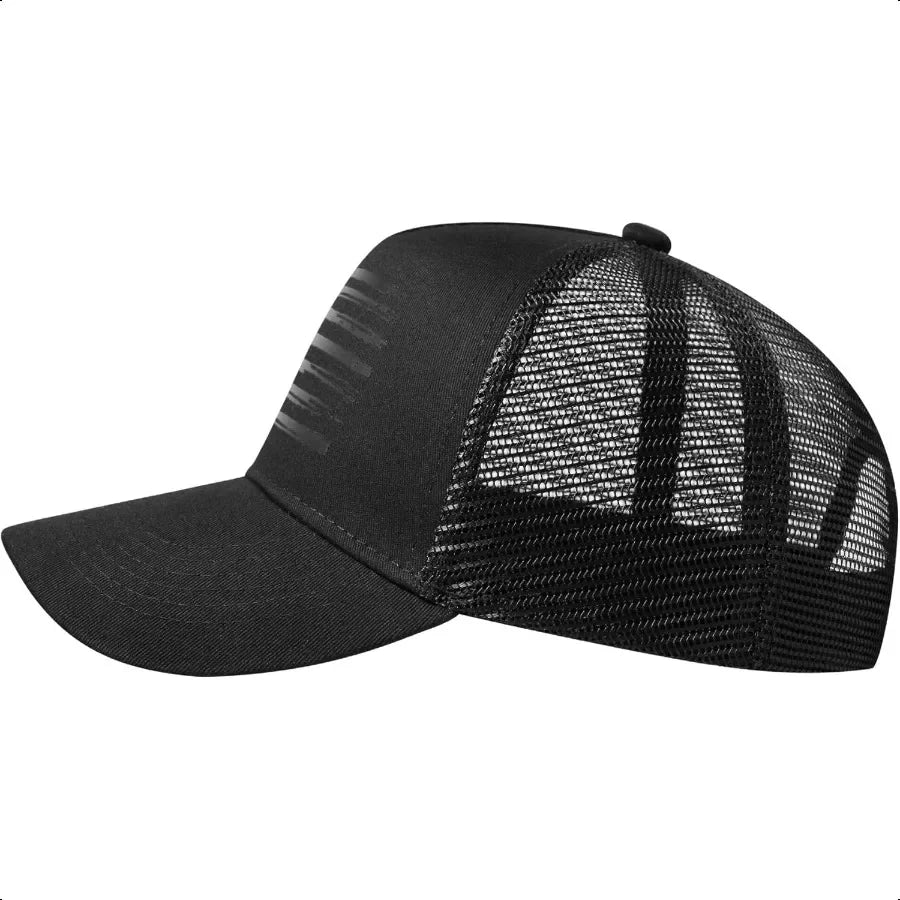 American Flag Trucker Hat – Adjustable Mesh Snapback for Men & Women - Evallys.com