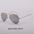 Top Quality Real Glass Lenses Men Women Sunglasses Brand Fashion Pilot Metal Frame Classic Style Outdoor UV400 Sun Glasses - Evallys.com