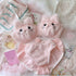 Japanese Girls Winter Soft Ropa Interior Cute Lingerie for Women Cartoon Bear Students Plush Sexy Bras Wireless Thin Bra Set - Evallys.com
