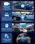 10.26'' Dash Cam 4K Car Mirror Video Player Wireless Carplay Android Auto GPS Car Monitor Multimedia Rearview Camera Dashboard - Evallys.com