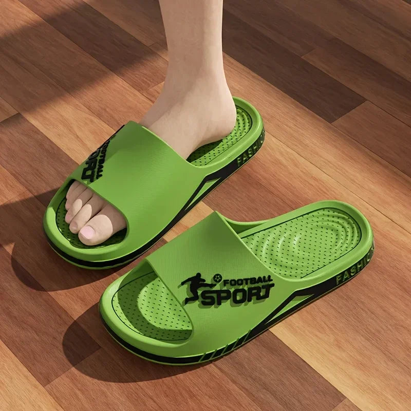 2025 Men’s Summer Slippers – Anti-Slip PVC Sandals for Indoor & Outdoor - Evallys.com
