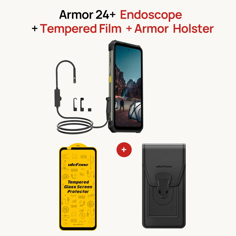 Armor 24 Rugged Phone 22000Mah up to 24GB+ 256GB 6.78"120Hz Smartphone 64MP+64MP NFC Phone LED Light Global Version - Evallys.com # #