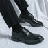 Mens Oxford White Leather Shoes Whole Luxury Formal Business Wedding Dress Shoes for men Thick bottom Casual Original Moccasins - Evallys.com