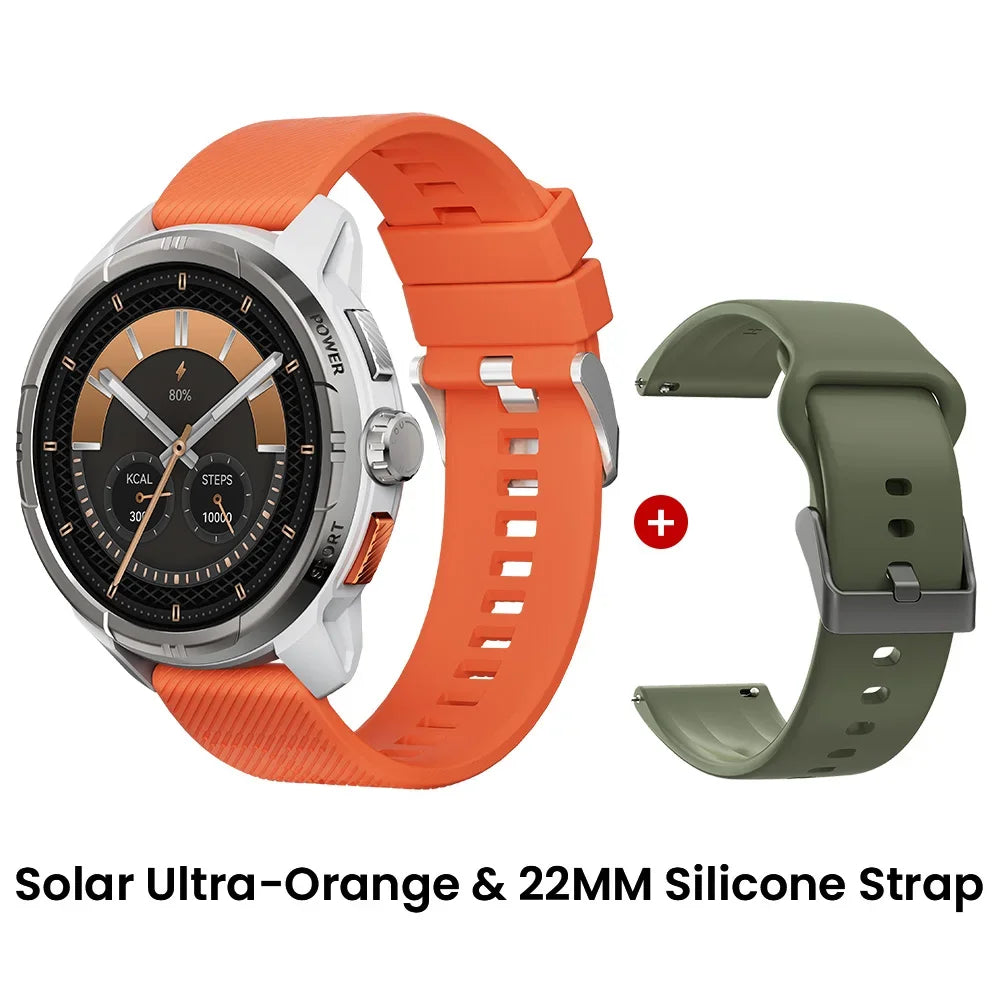 HAYLOU Solar Ultra GPS Smart Watch 1.6” AMOLED Display 60Hz Refresh Rate Bluetooth Calls 5ATM Water Resistance Sports Smartwatch - Evallys.com