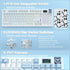 AULA S98pro Wireless Mechanical Keyboard Gasket Hot-swap Gaming Keyboard with Mini TFT Color Screen and Multi-function Knob - Evallys.com