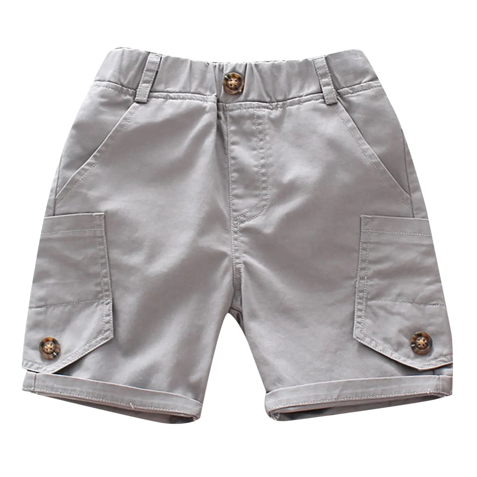 Cotton Shorts Toddler Kids Toddler Baby Boys Solid Spring Summer Cotton Shorts Clothes 18-24 Month Boy Shorts - Evallys.com