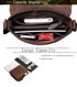 Crazy Horse Leather Men's Shoulder Bag Genuine Leather Small Bag Crossbody Cowhide Bag for Man High Quality Men Satchel Bags - Evallys.com