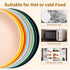 4/16Pcs Black Plastic Cutlery Set Reusable Plates Bowl Cups 4 Sets for Kitchen Outdoor Camping Party Dinnerware Dishes Set