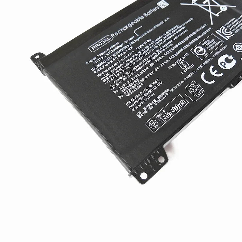 New RR03XL Laptop Battery for HP ProBook 430 435 440 450 455 470 G4 G5 HSTNN-PB6W HSTNN-UB7C HSTNN-LB71 851477-832 48Wh 3 Cells - Evallys.com