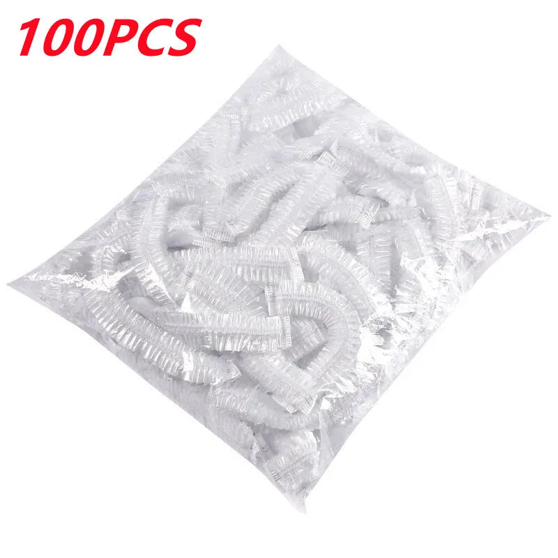 Disposable Food Cover Plastic Wrap Fruit Food Cover Bags Elastic Plastic Wrap Cover Food Grade Storage Bag Kitchen Organizer