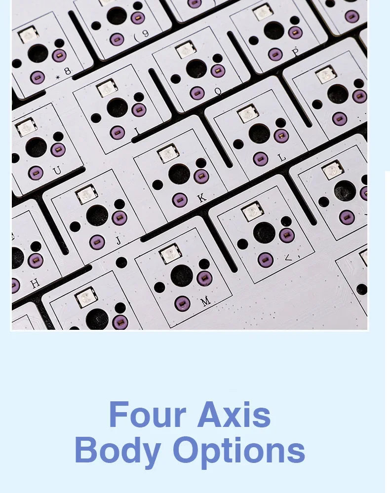 AULA F75 2.4G Wireless/Bluetooth/Wired Gaming Mechanical Keyboard RGB Customized 75% Layout Cherry Profile Gasket Structure - Evallys.com