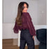 MUJER Ruffle Blouse – Semi Sheer Chiffon Fairy Shirt for Women 2025 - Evallys.com
