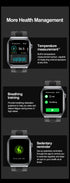 S15 Smart Watch Air Pump Airbag Accurate Blood Pressure Measurement ECG Health Monitoring 2.06inch Amoled Screen Smartwatch - Evallys.com # #