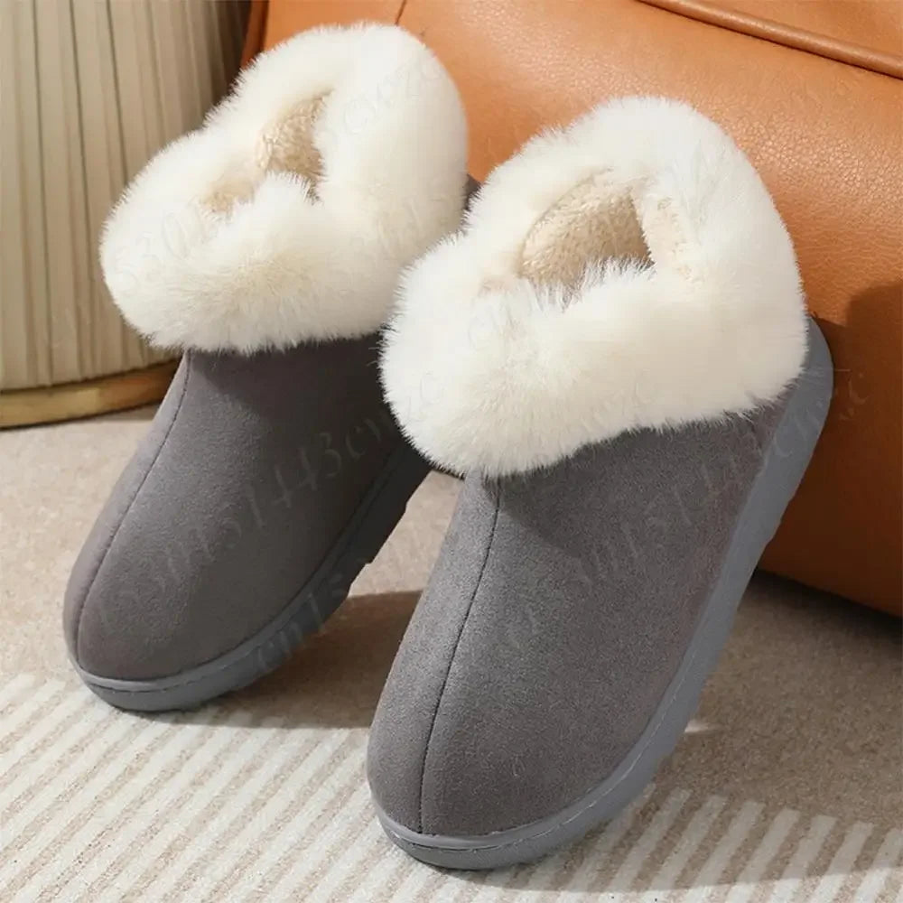 2024 New Women Snow Boots Casual Plush Warm Classic Thickened Cotton Shoes Classic Winter Thick-soled Women's Ankle Boots - Evallys.com