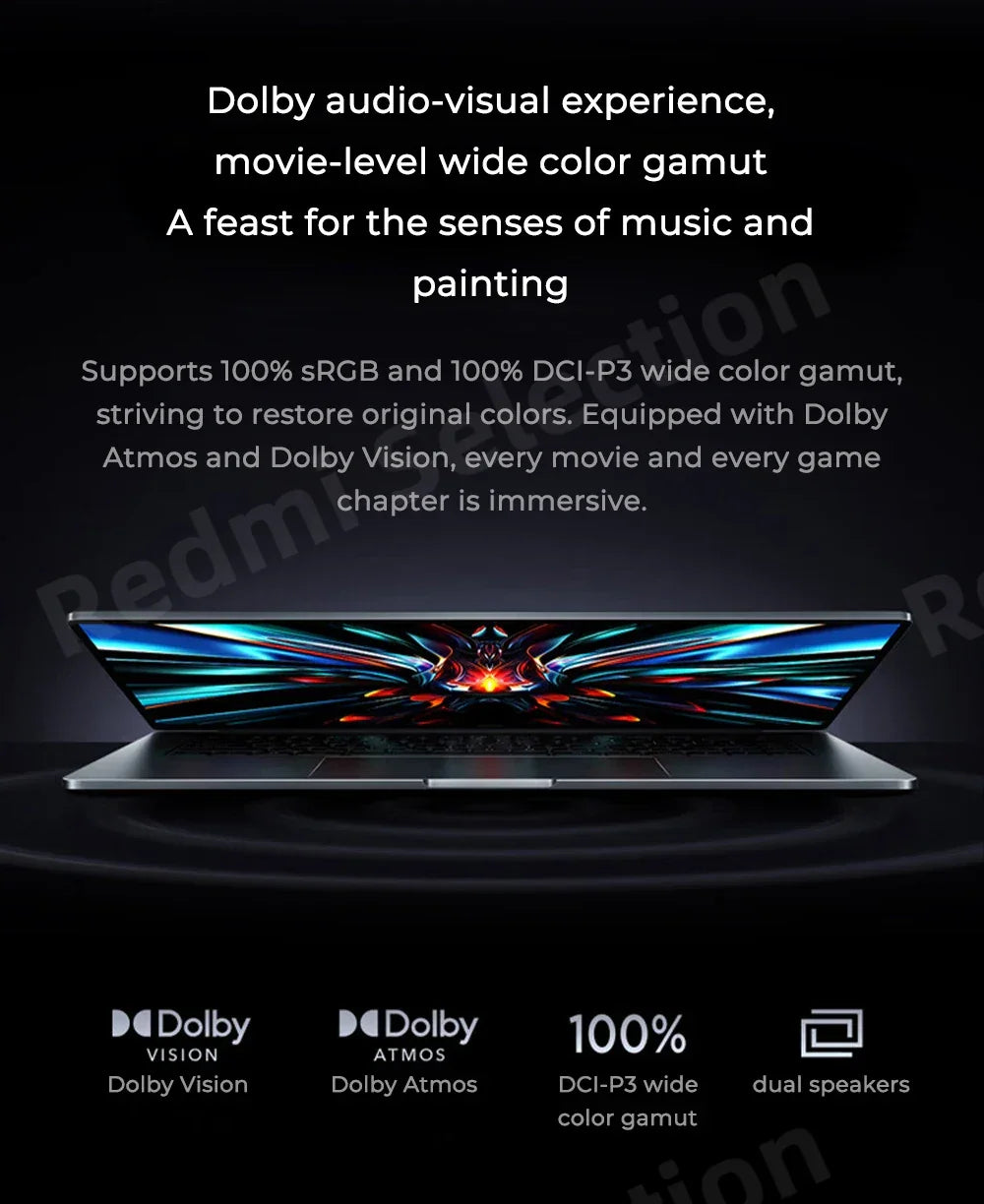 Xiaomi laptop RedmiBook Pro 16 2024 Core Ultra 5-125H/Ultra 7-155H ARC Graphics 32GB DDR5 1TB SSD 16-inch 3.1K 165hz Screen Pc - Evallys.com
