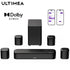 ULTIMEA 7.1ch Sound bar for TV with Dolby Atmos&Smart App Control, Home Theater Sound System Bluetooth Speaker with Subwoofer - Evallys.com