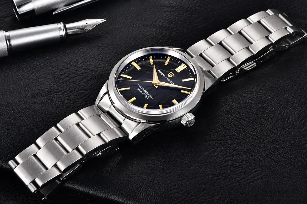 PAGANI DESIGN Mens Quartz Watches AR Coating Sapphire Mirror Sports VH31 Watch For Men Luxury Waterproof Clock Reloj Hombre 2024 - Evallys.com