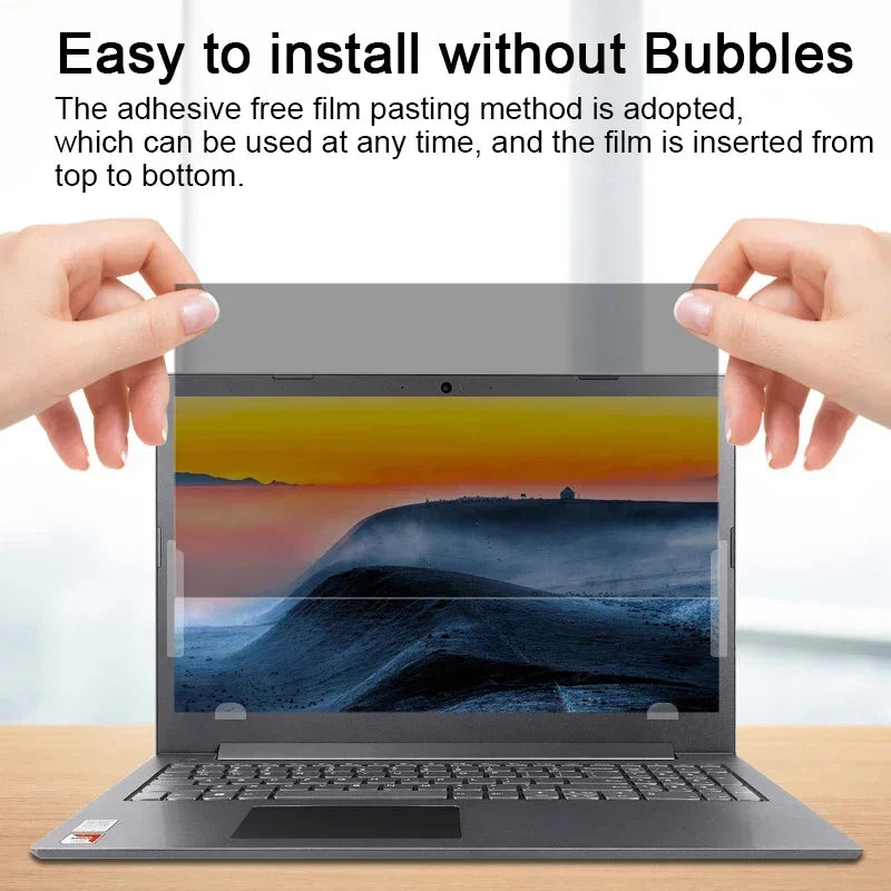 Universal Size Privacy Filter Screen Protector For Laptop 12.5 13 14 15.6 17 inch Notebook Computer Anti-spy Film Anti-peeping - Evallys.com