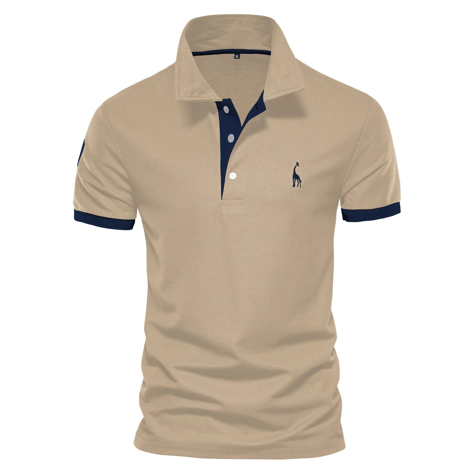 AIOPESON Embroidery 35% Cotton Polo Shirts for Men Casual Solid Color Slim Fit Mens Polos New Summer Fashion Brand Men Clothing - Evallys.com