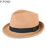 Men's Wool Fedora Hat – Winter Warm Felt Jazz Cap for Parties - Evallys.com