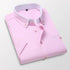 TFETTER Summer Business Shirt Men Short Sleeves Button Up Shirt Turn-down Collar Casual Shirts Mens Clothing Plus Size 5XL - Evallys.com