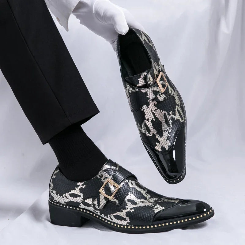 Luxury Men’s Oxford Dress Shoes – Handmade Formal Wedding Leather - Evallys.com