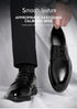 3/6/8 CM Elevator Shoes Men Dress Shoes Black Soft Leather Men Heighten Formal Shoes Casual Business Men Oxfords Suit Shoes - Evallys.com