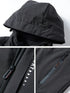 Spring Autumn Casual Jacket Men/Women Outdoor Waterproof and Windproof Hooded Windbreaker Coats - Evallys.com
