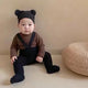 Children s Solid Color Winter Leggings with Stretchable Suspender Tights for Girls and Boys - Infant and Toddler Baby Pantyhose - Evallys.com