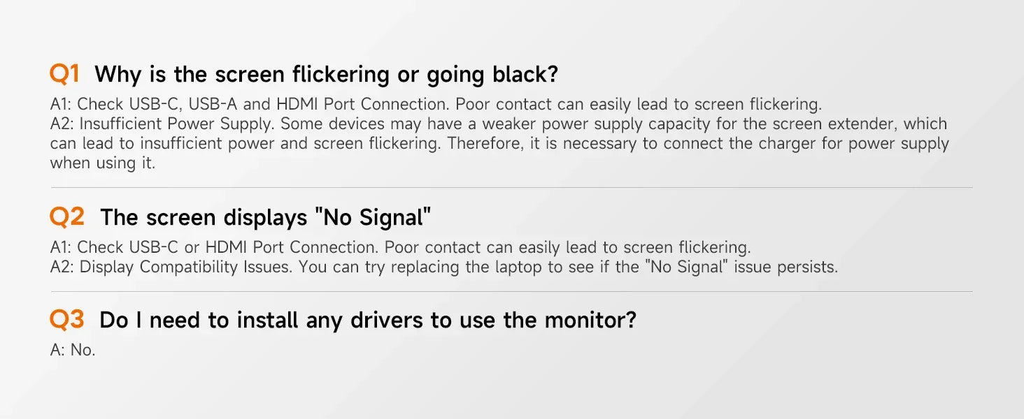 Dopesplay 14.1inch Portable Monitors 1200P FHD IPS Single Dual Second Screen Extender Display For Phone PC Mac 13.3-17