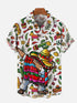 2024 Fashion Men's Hawaiian shirts Mexican Style Colorful Graffiti Art Poster Prints Short Sleeve Shirt Hawaii style clothing - Evallys.com