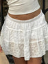 Women’s Floral A-Line Skirt with Built-in Shorts – Summer Beachwear - Evallys.com