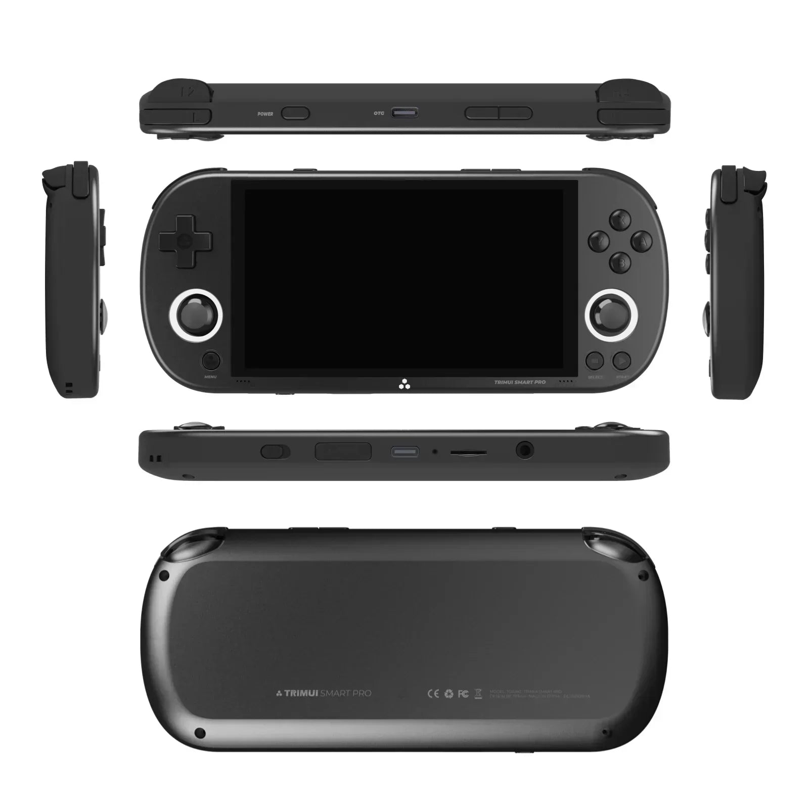 Trimui Smart Pro Handheld Game Console 4.96''IPS Screen Linux System Joystick RGB Lighting Smartpro Retro Video Game Player Gift - Evallys.com