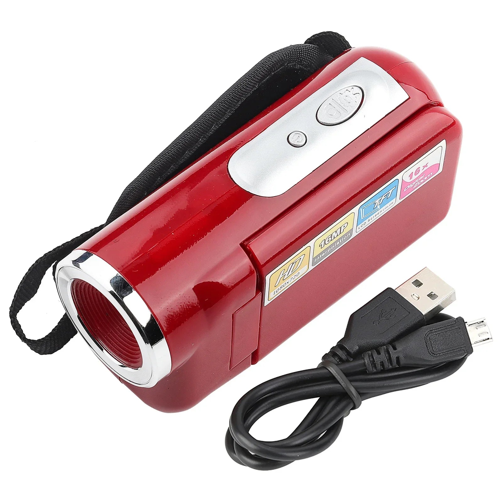Digital Video Camera Portable Children Kids HD Digital Video Camera Camcorder with LCD Sceen Camcorder Recorder - Evallys.com
