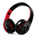 2025 Upgrading Wireless Bluetooth Headphones Stereo Headset Music Sports Overhead Earphone with Mic for Smart Phone TV PC Tablet - Evallys.com
