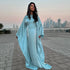 Luxury Satin Batwing Abaya Kaftan – 20 Colors Dubai Maxi Dress - Evallys.com