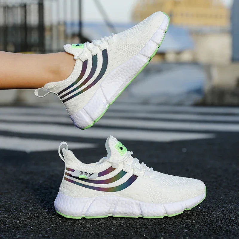 Men’s Lightweight Mesh Sneakers – Breathable Summer Running Shoes - Evallys.com