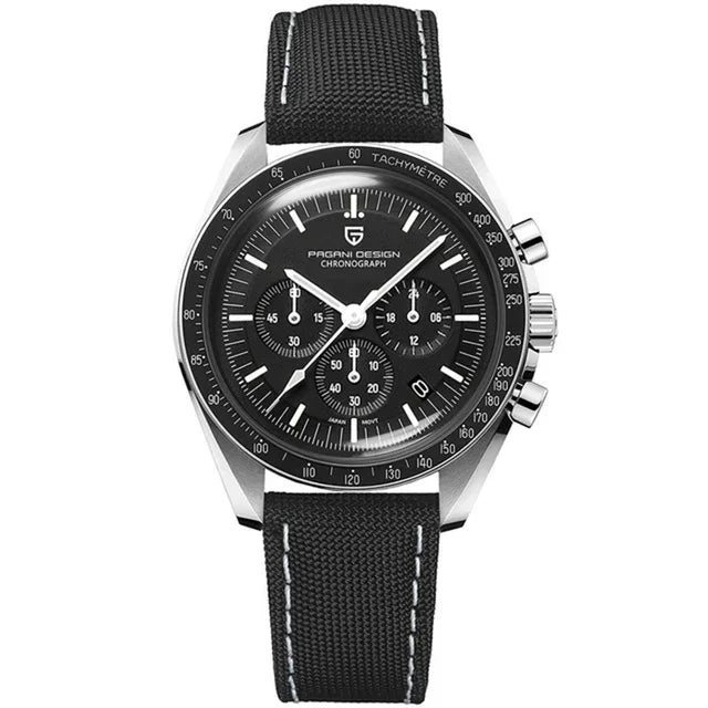 PAGANI DESIGN V4 New Quartz Men's Automatic Date Speed Chronograph Sapphire Mirror Sport Waterproof Watch All Steel VK63 Watches - Evallys.com
