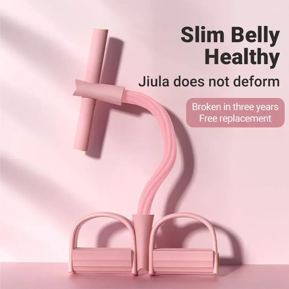6-Tube Resistance Bands Yoga Pedal Puller Abdomen Waist Arm Training Elastic Pull Rope fitness Exercise At Alo yoga mujer - Evallys.com