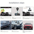 3Camera Dash Cam For Car Camera 1080P Video Recorder WIFI Car DVR Front Rear View Camera Night Vision Black Box Car Accessories - Evallys.com