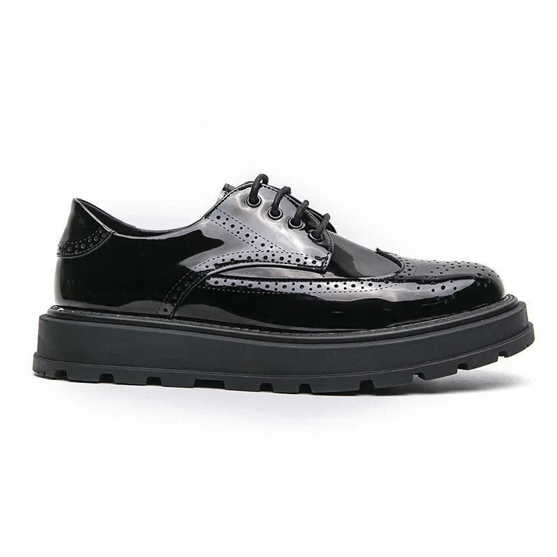 Green Patent Leather Oxford Shoes – Men’s Formal Business Dress Shoes - Evallys.com