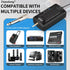Wireless Microphone Depusheng W8-1 UHF Metal Dynamic Handheld Karaoke Mic With Rechargeable Receiver For Karaoke Wedding - Evallys.com