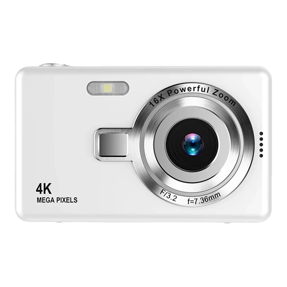 4K HD 1080P Digital Camera 96MP Autofocus Vlogging Camera 2.4 Inch IPS Screen Portable Vlogging Camera for Kids Adults Beginners - Evallys.com